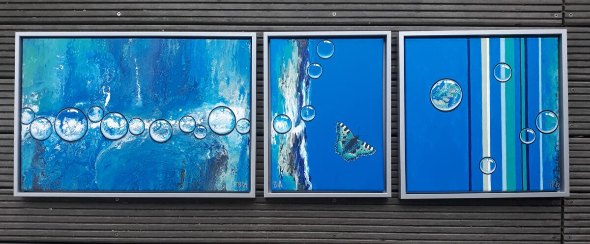 Butterfly Effect in Blue